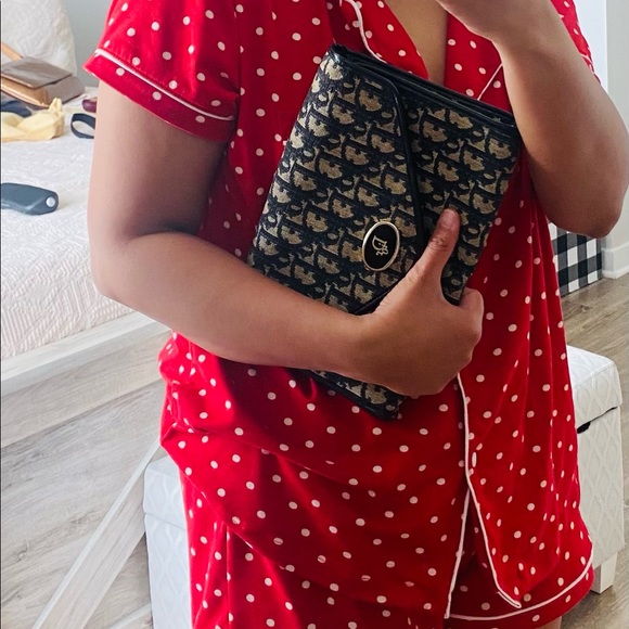 Authentic Vintage Dior Trotter Clutch with Chain - Picture 13 of 16